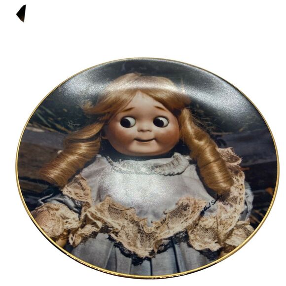 Decorative Collectible Plate Vintage 1981 The Doll Collection Dear Googly 8.5" - Picture 2 of 11